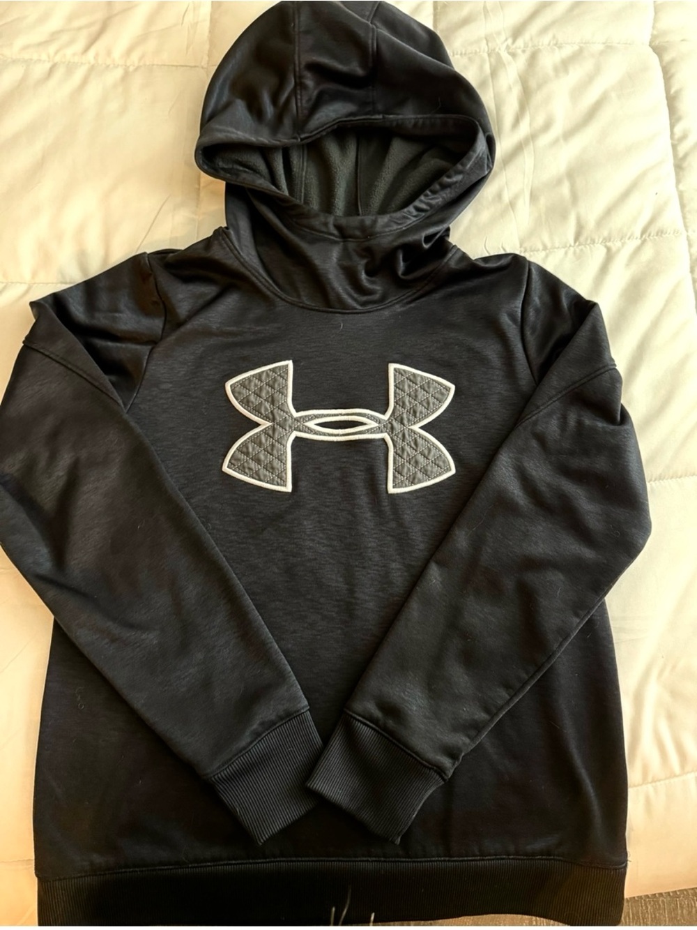 Under Armour Women’s Black Logo Hoodie Sweatshirt Size Small